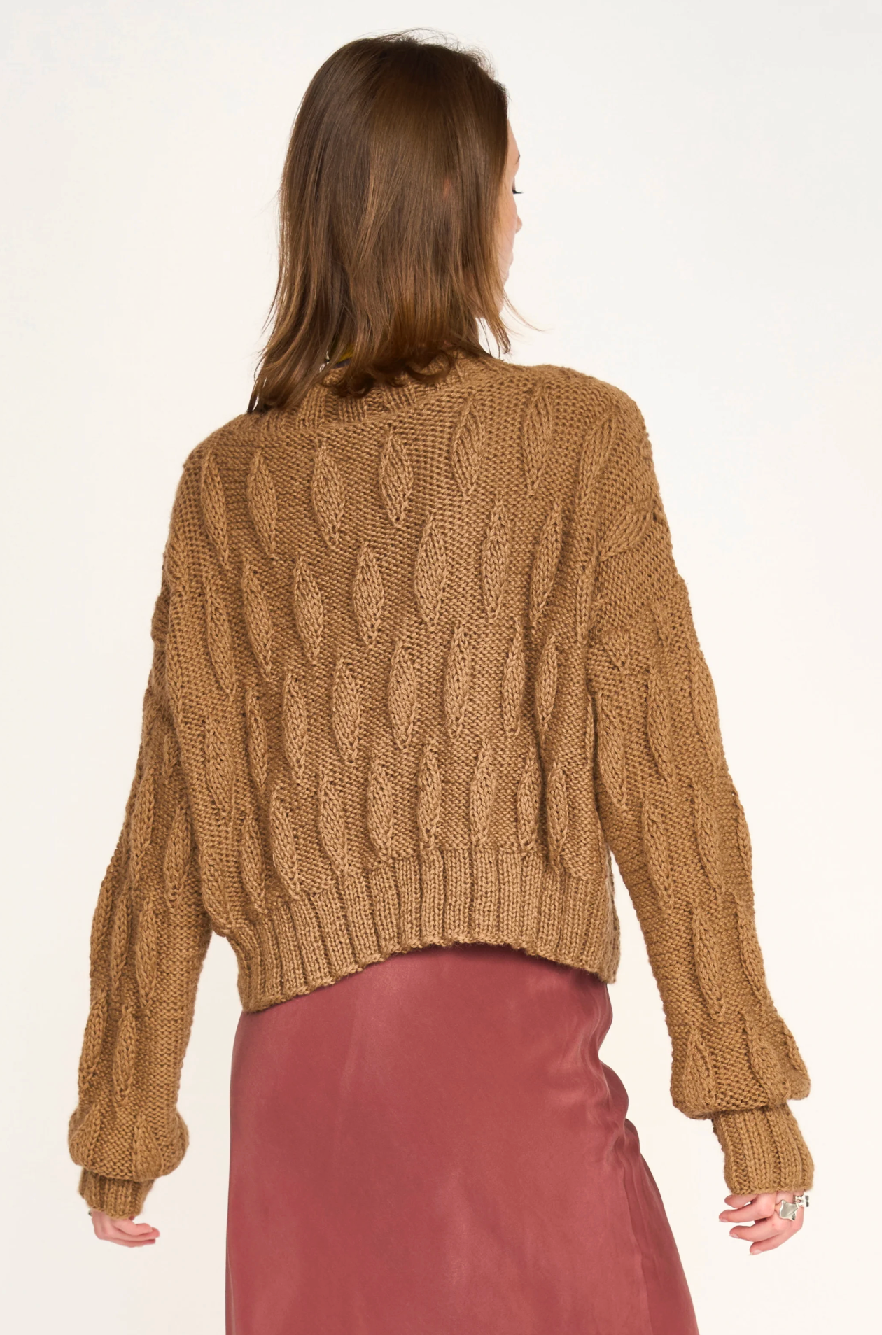 Wimberley Teardrop Cardigan in rust | Mirth | MARKET