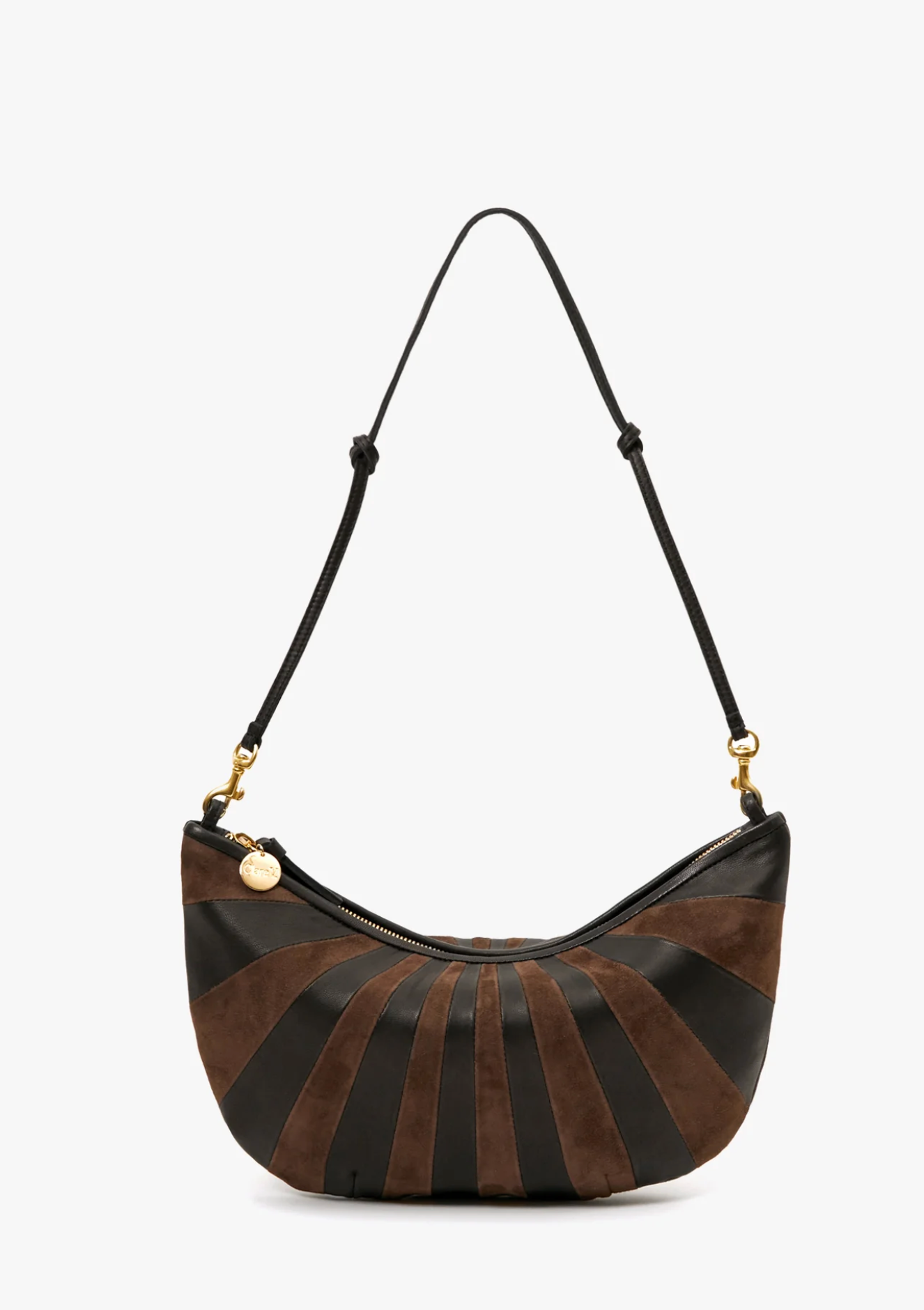 Lune starburst black/chocolate | Clare V | MARKET