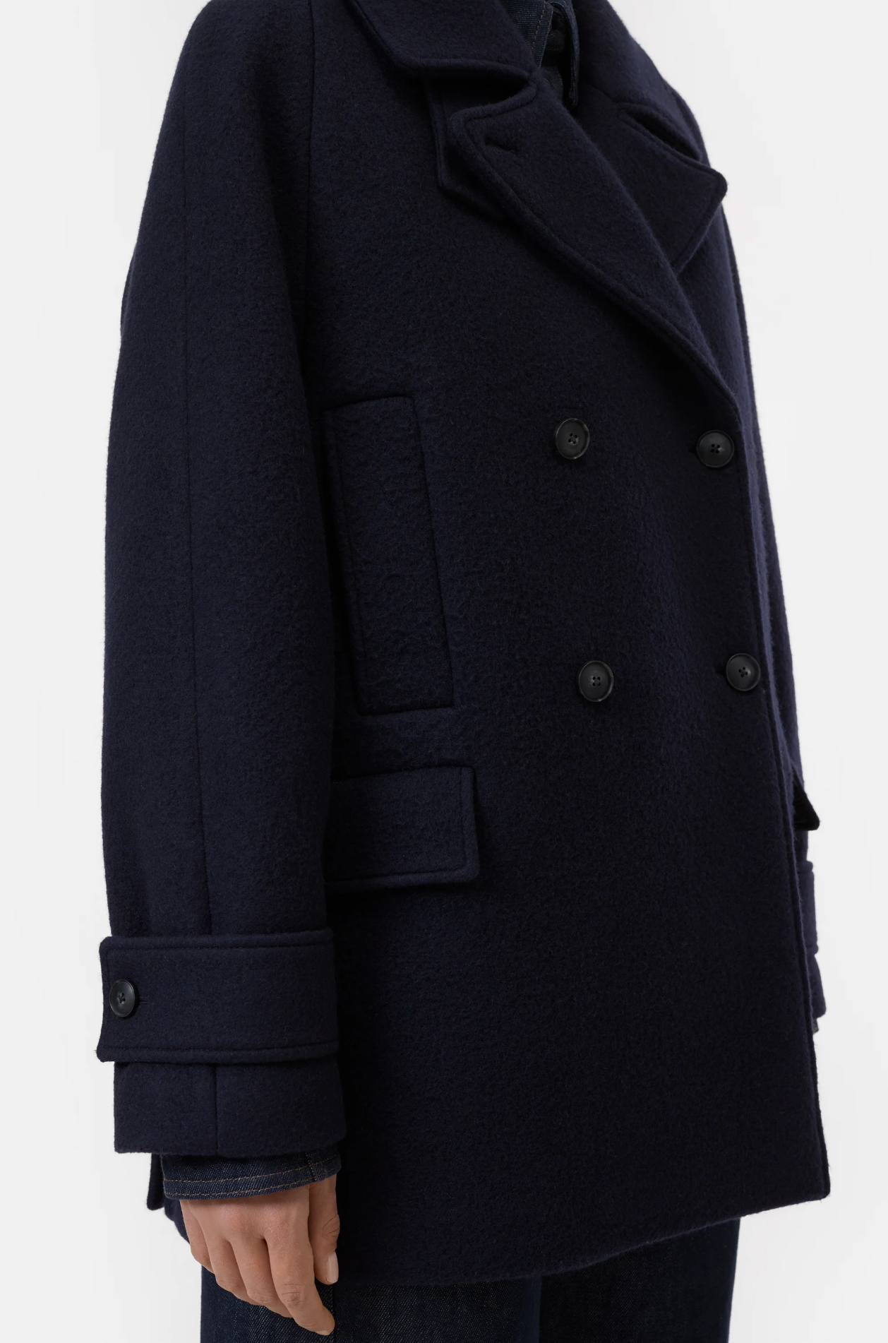 Caban Jacket navy | Closed | MARKET