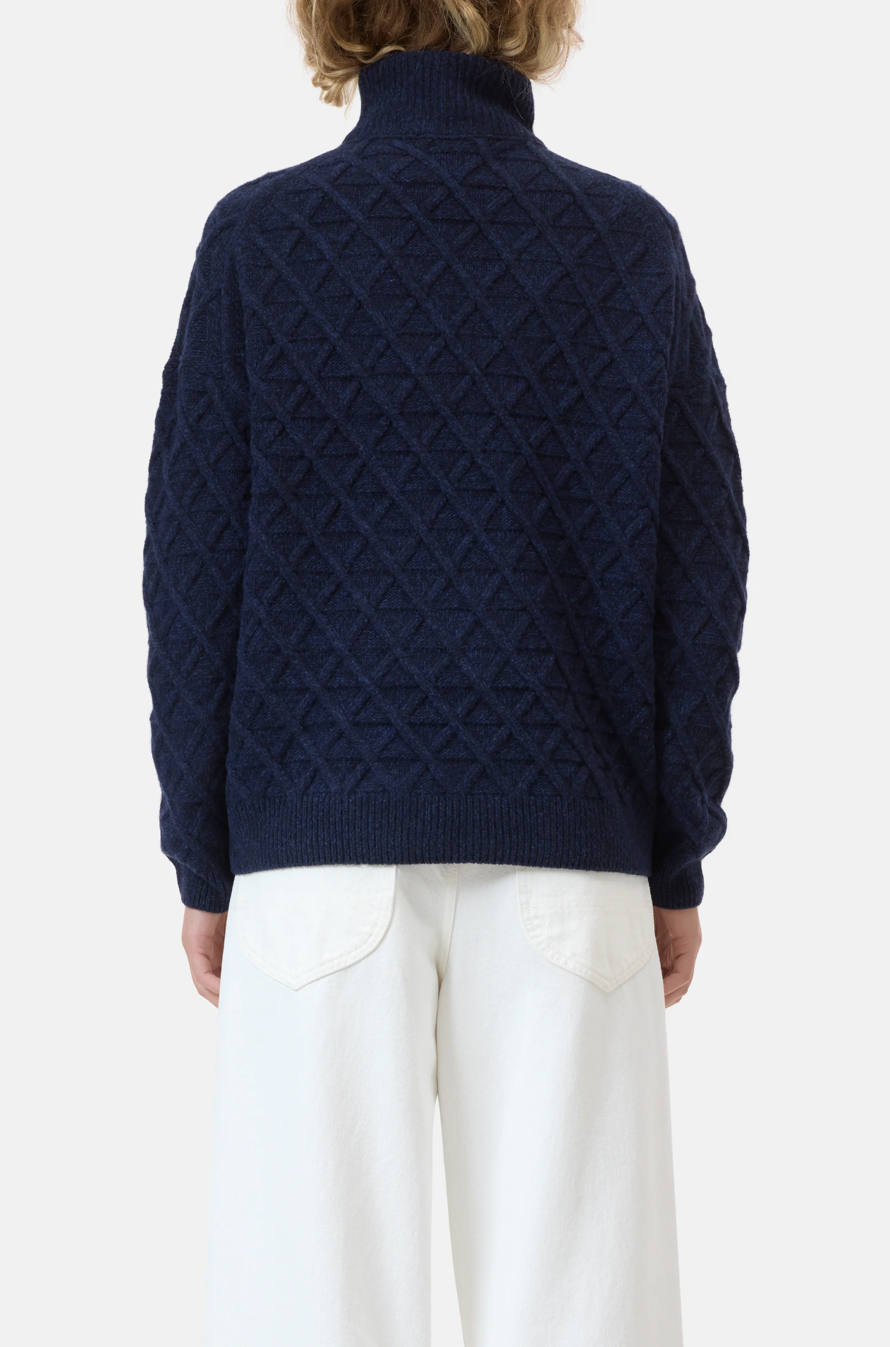 Troyer 1/2 zip navy | Closed | MARKET