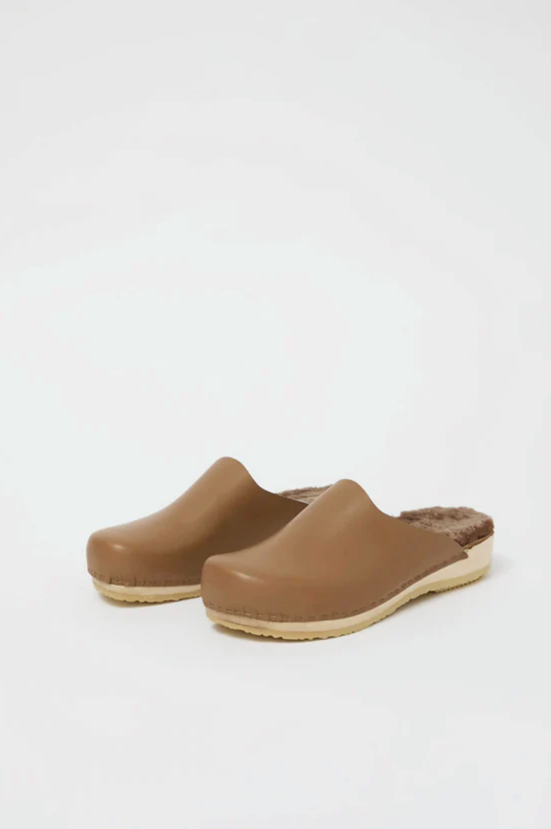 Contour shearling clog | No.6 | MARKET