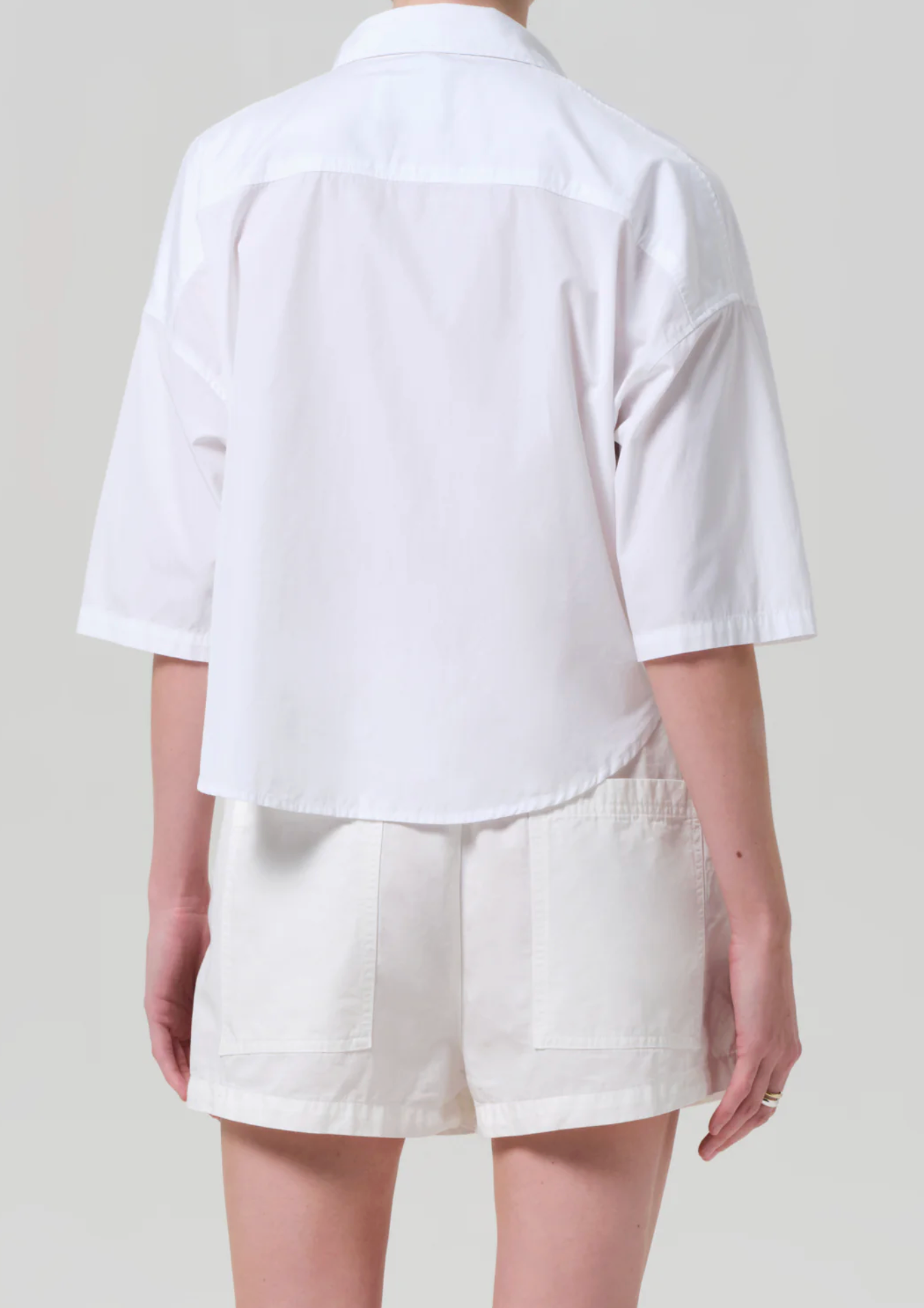 Frances crop shirt white | COH | MARKET