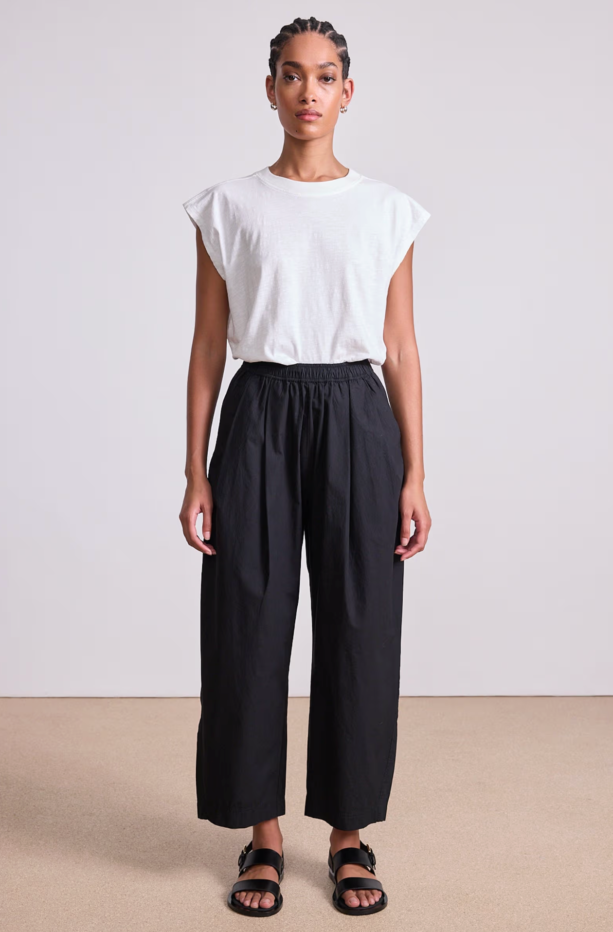 Spa Pleat Pant in Black | Apiece Apart | MARKET
