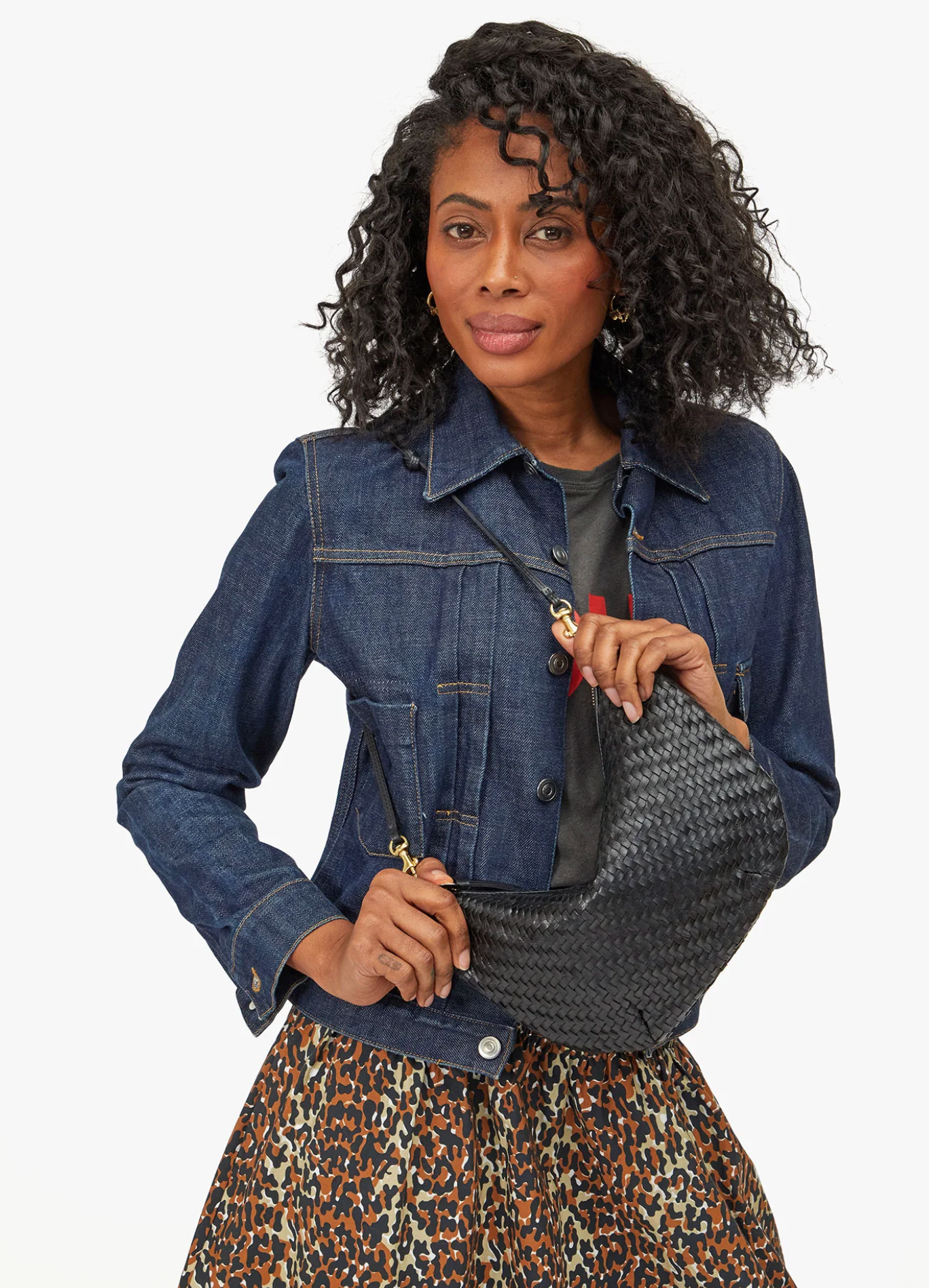 Lune black Zig zag | Clare V | MARKET