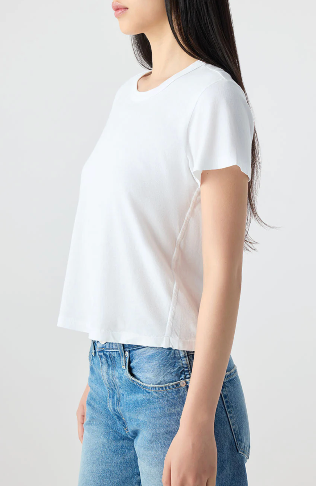 Lovey tee in white | AMO | MARKET