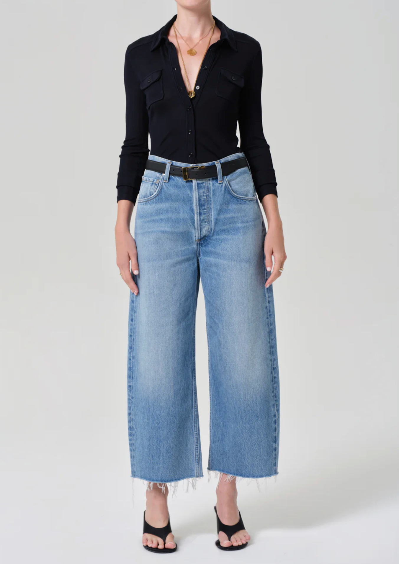 Ayla raw hem crop in Honour | COH | MARKET