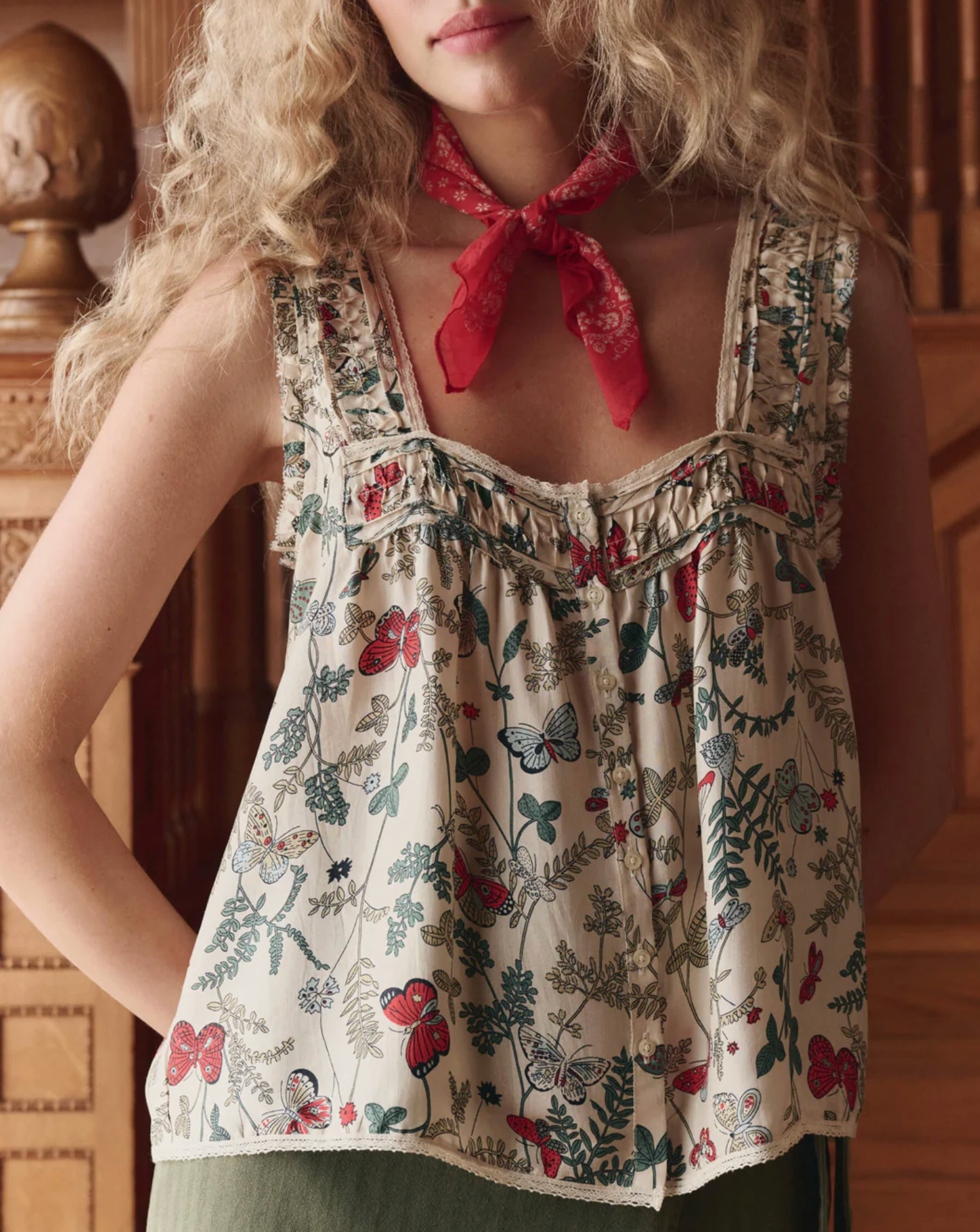 Victorian pleat tank butterfly | The Great | MARKET