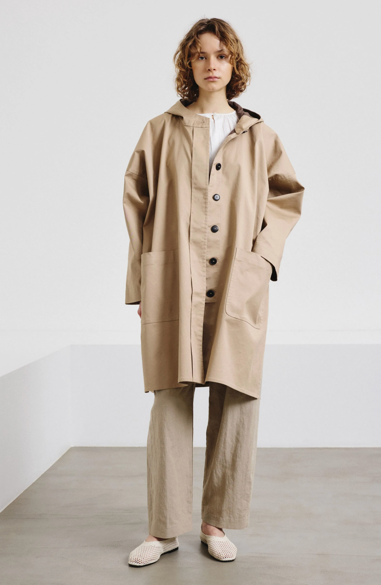 rain cape camel | Pomandere | MARKET