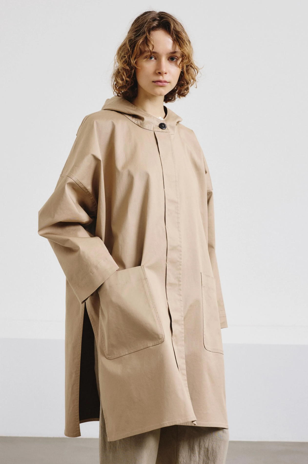 rain cape camel | Pomandere | MARKET