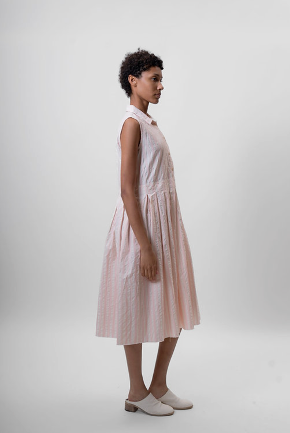 Pink stripe dress | Aequamente | MARKET
