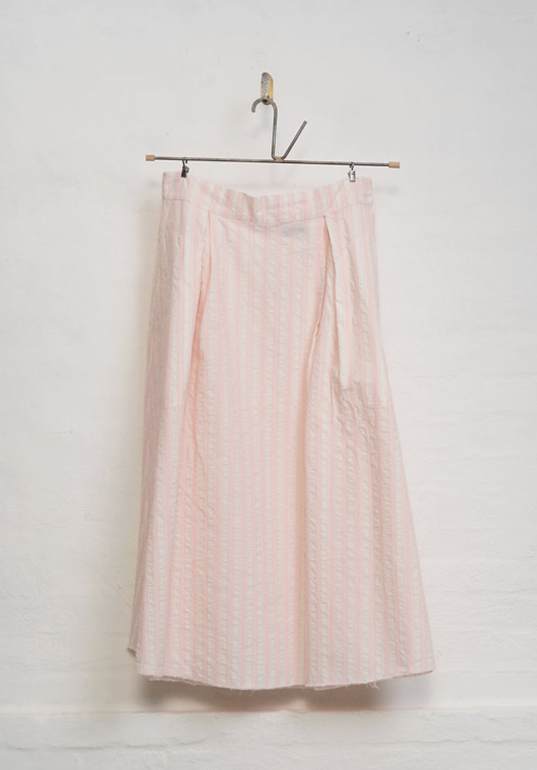 pink stripe skirt | Aequamente | MARKET