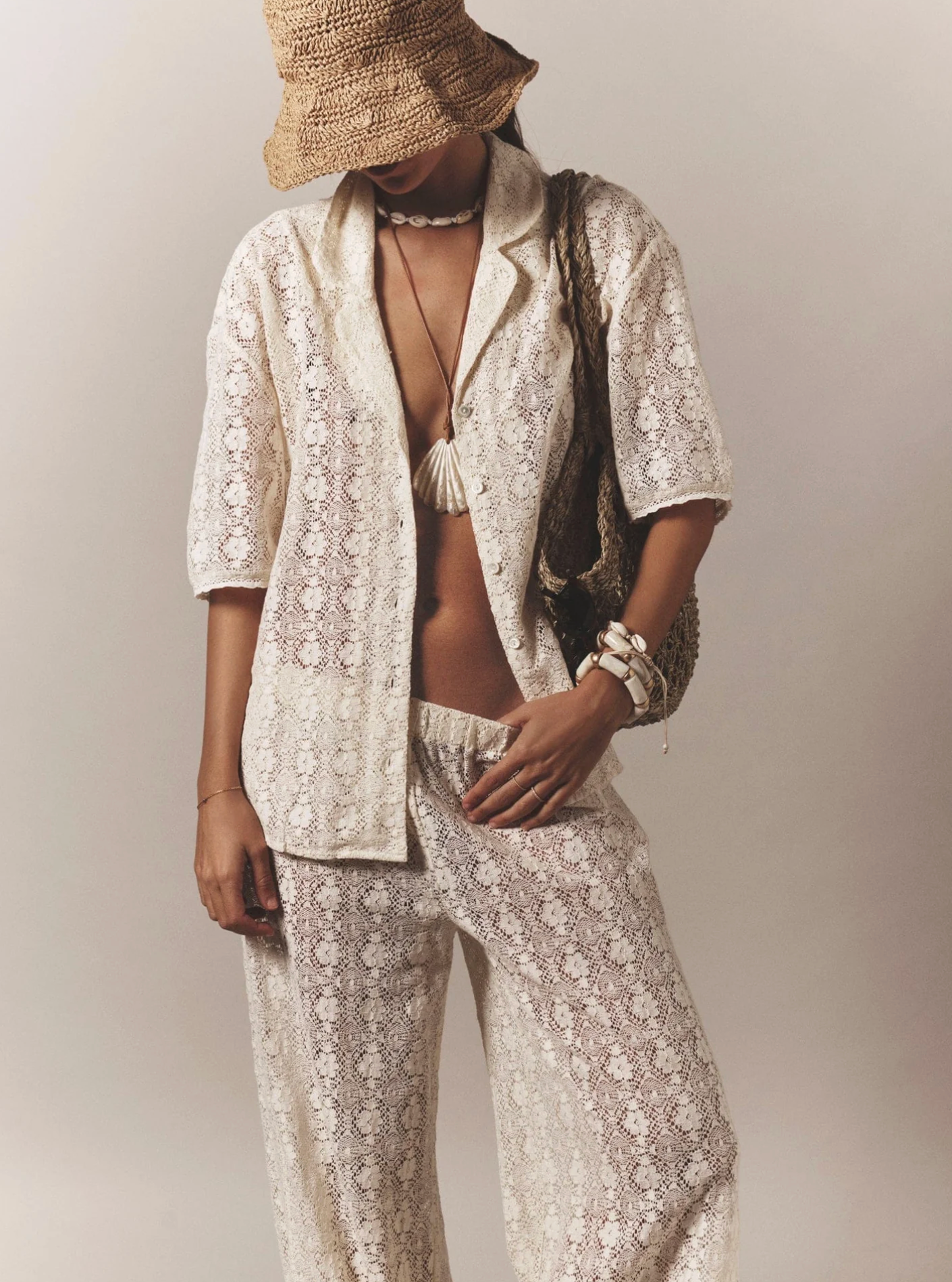 Edessa pant white | Xirena | MARKET