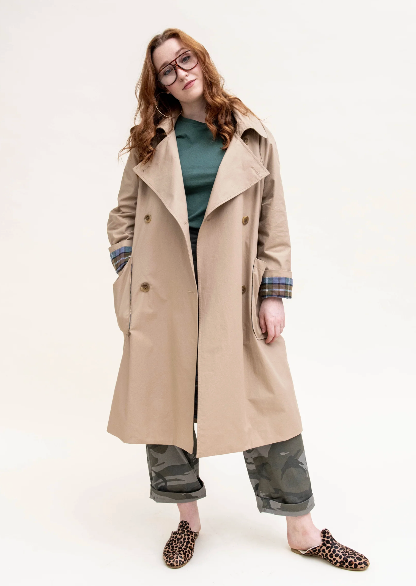 Flannel lined trench coat camel | Heather Harlan | MARKET