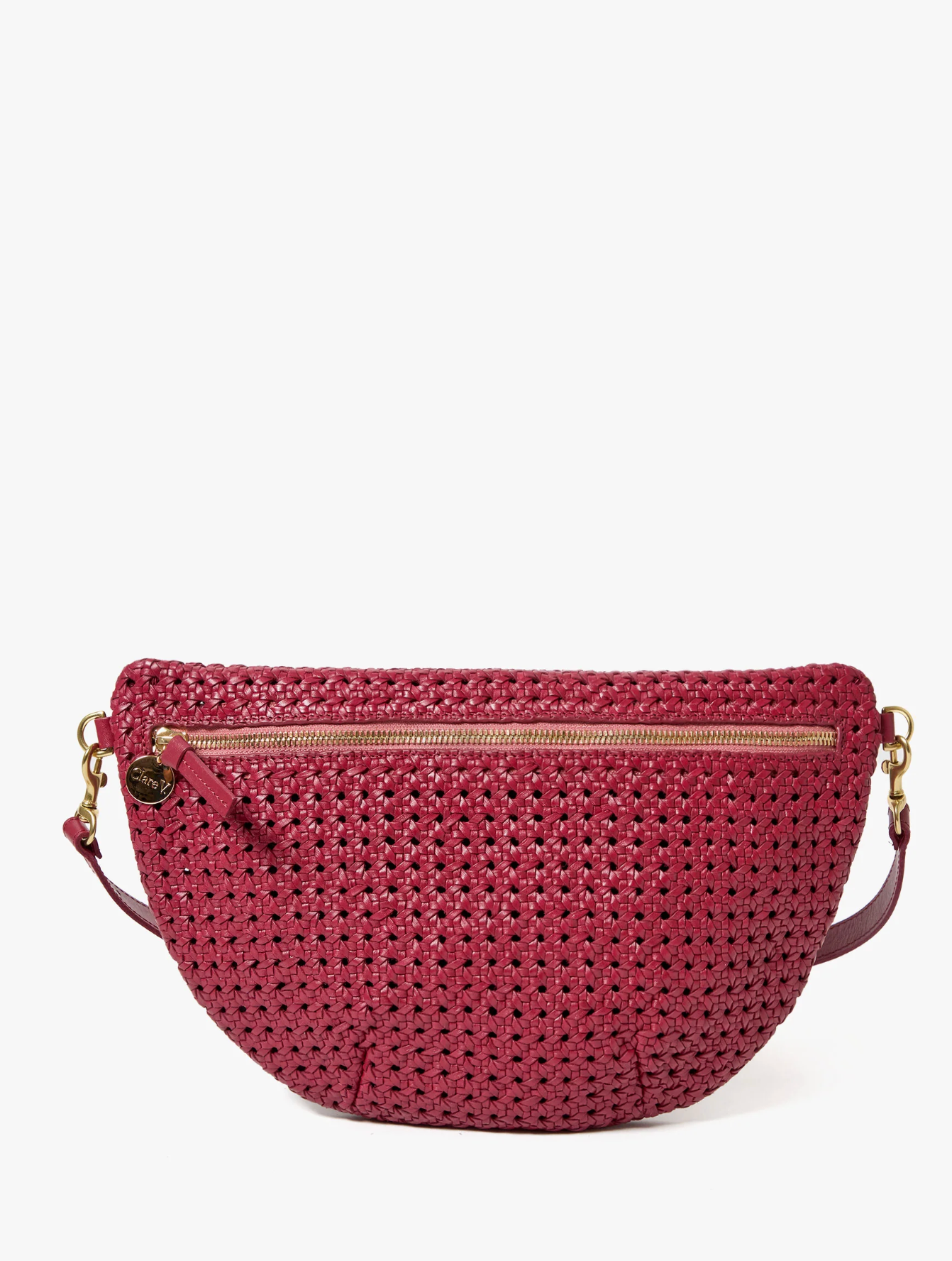 Plum rattan grand fanny | Clare v | MARKET