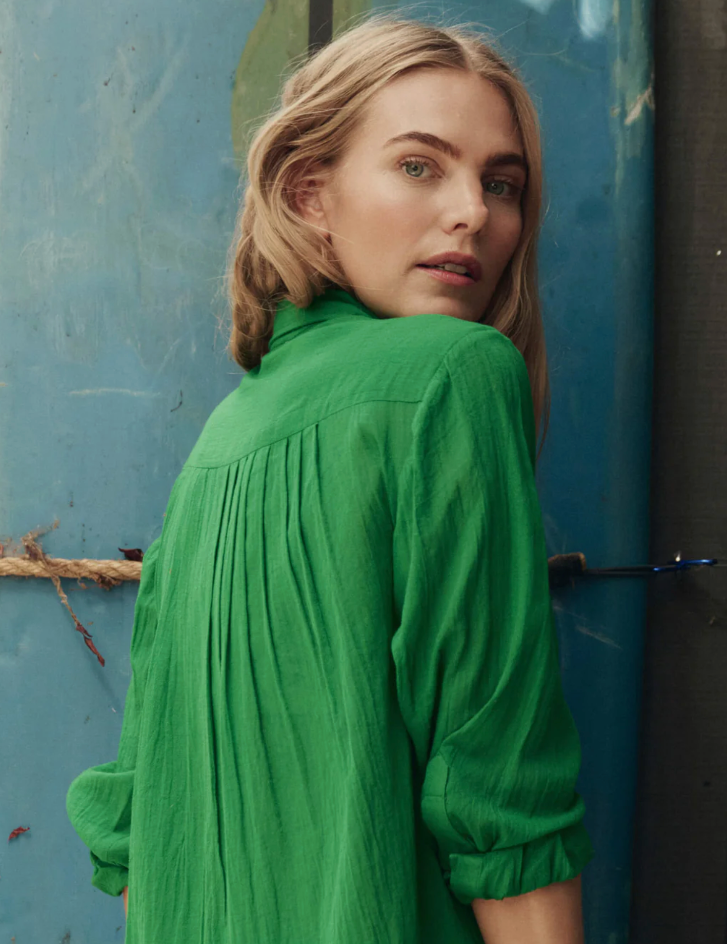 The Cove shirt green | The Great | MARKET
