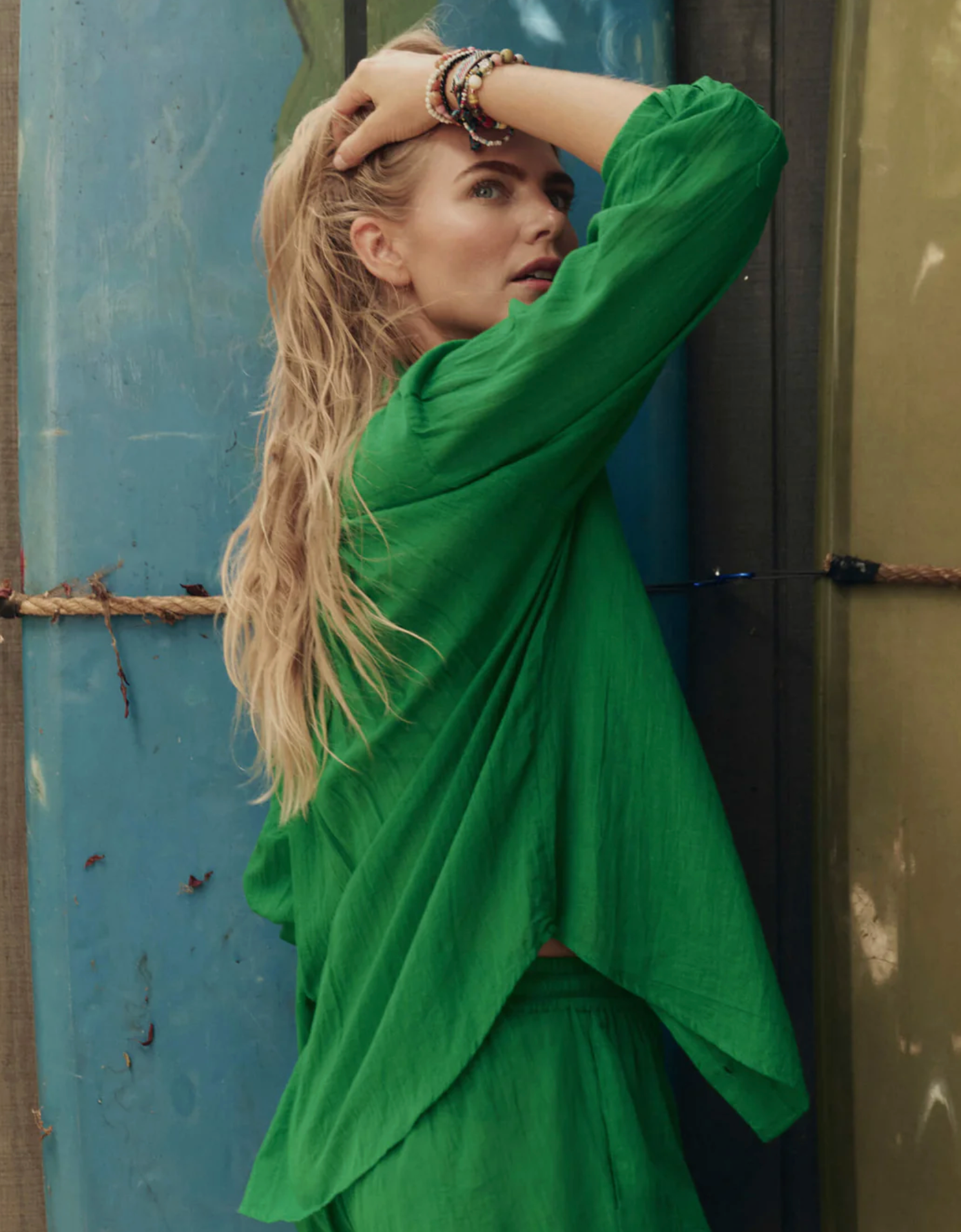 The Cove shirt green | The Great | MARKET