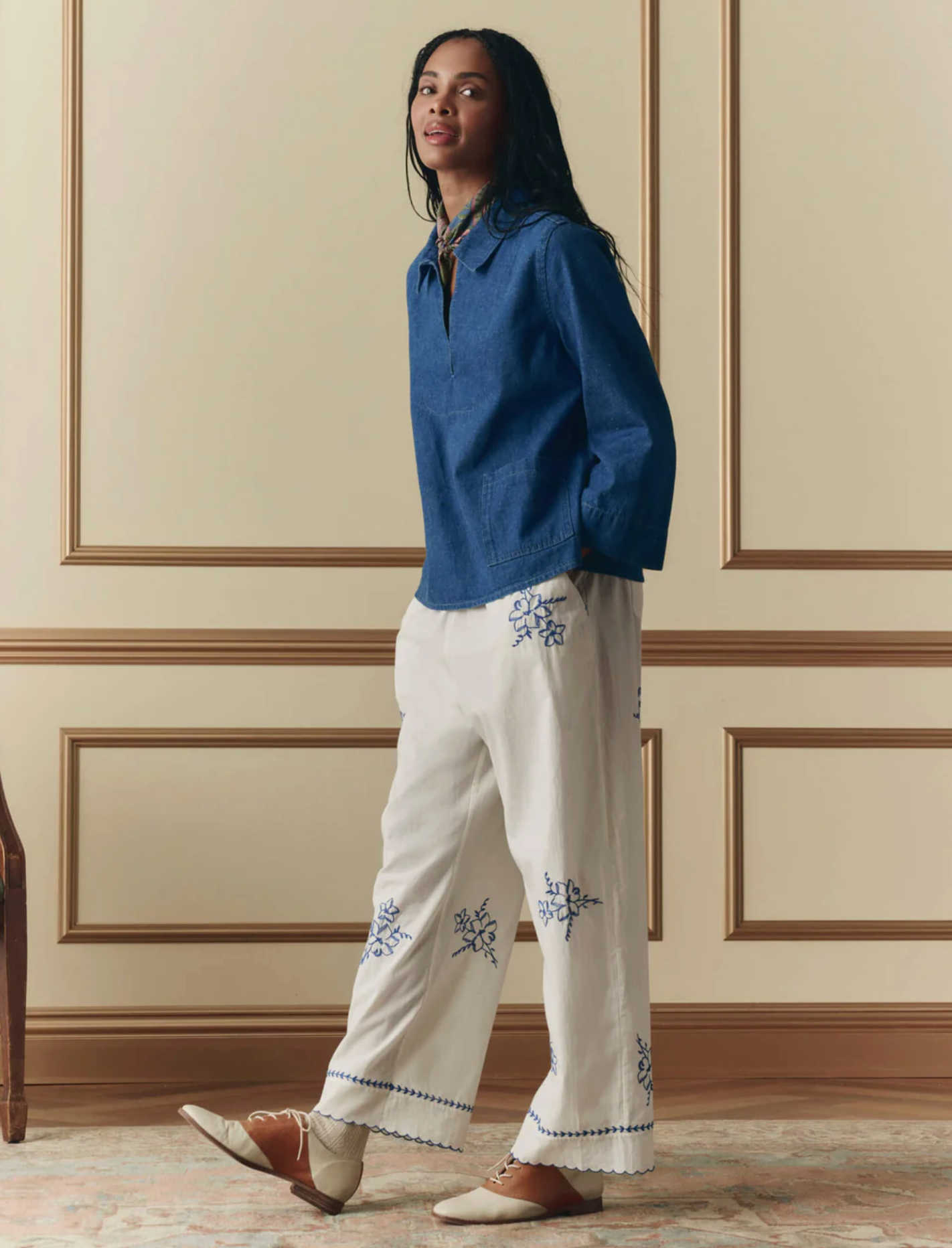 weekend pant hanky cream | The Great | MARKET