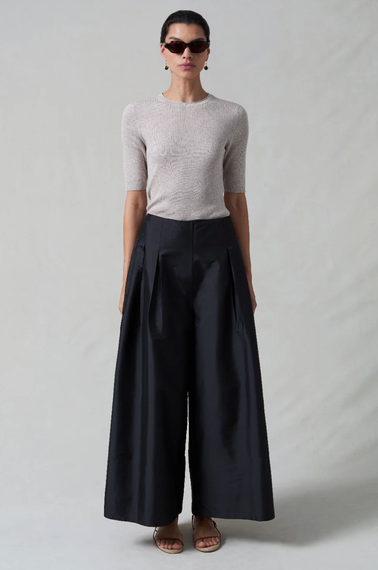 wide leg pant black | Chan Luu | MARKET