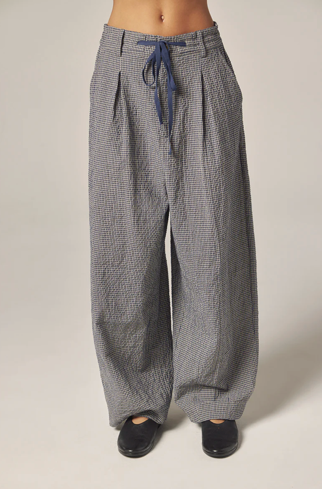 Navy/cream pant | Amente | MARKET