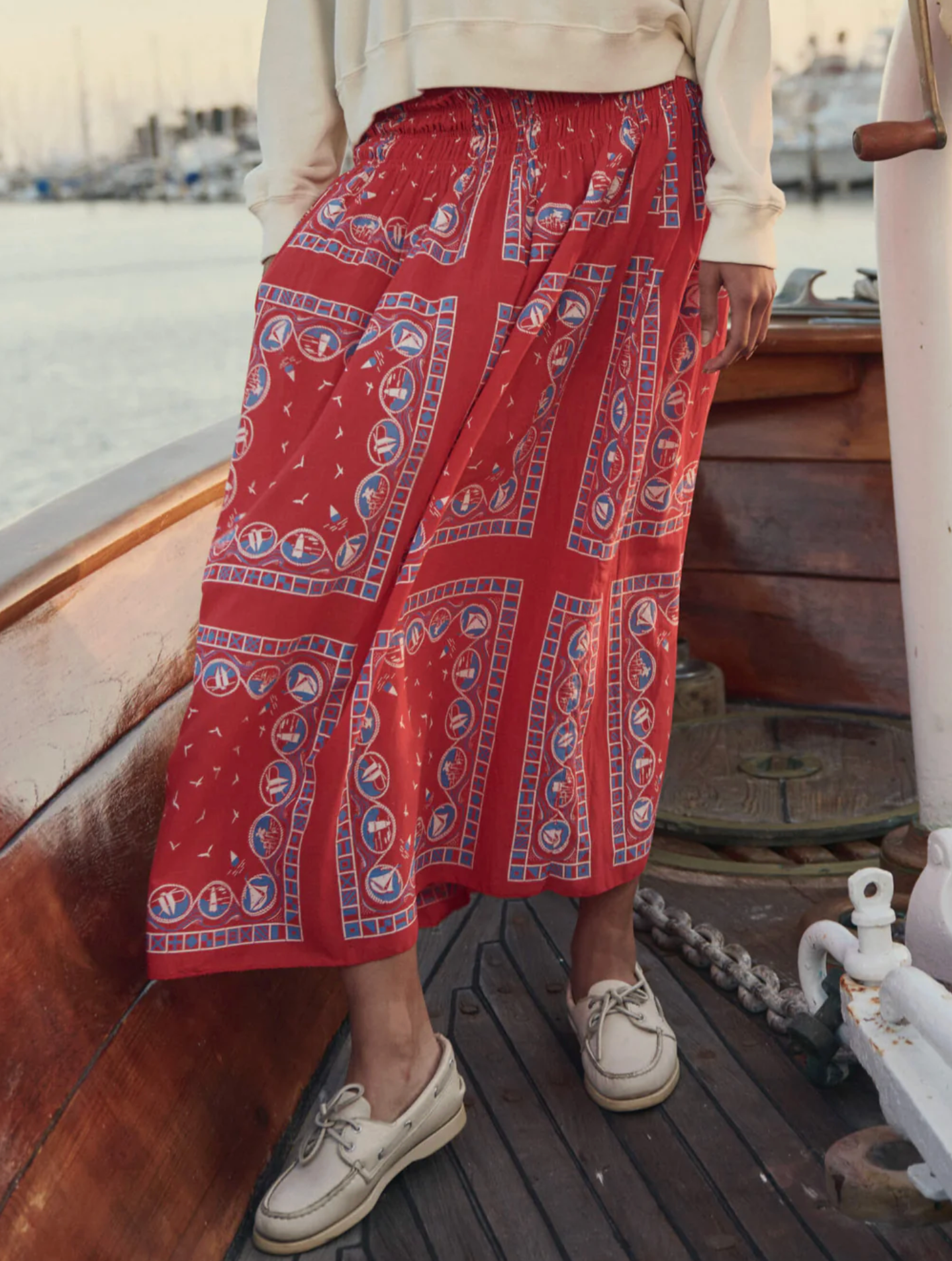 The Canary Skirt red sailboat | The Great | MARKET