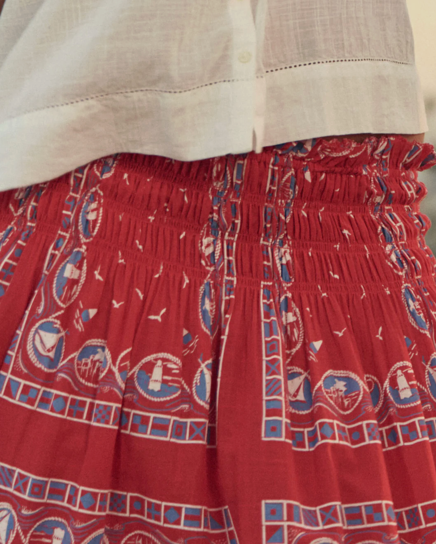 The Canary Skirt red sailboat | The Great | MARKET