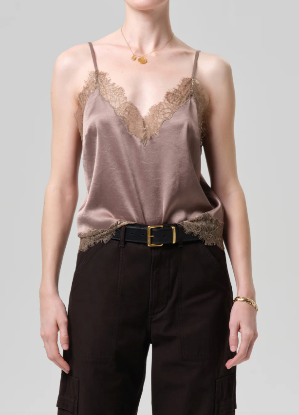 Lace cami brown | COH | MARKET
