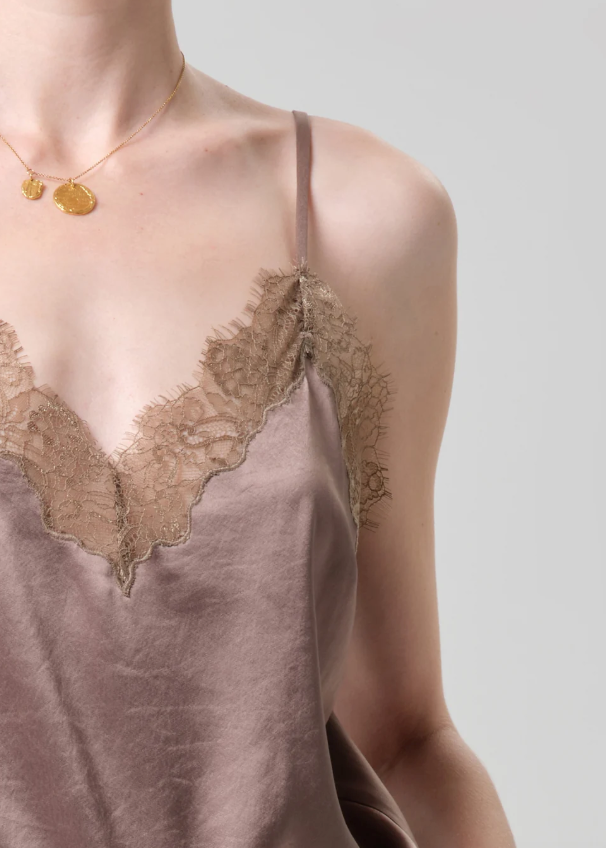 Lace cami brown | COH | MARKET