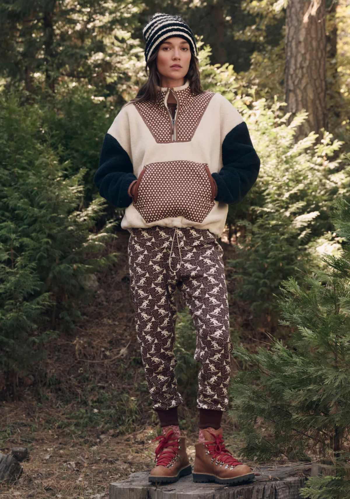 Crosswind pullover creamy dot | The Great | MARKET