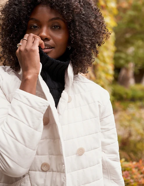 Quilted Belfast cream | Frank & Eileen | MARKET