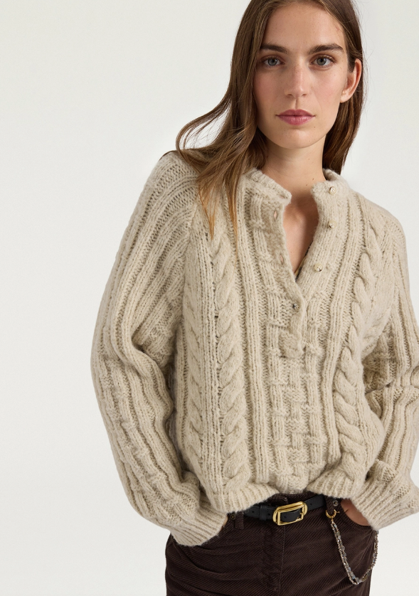 DAHL KNITWEAR cream | Momoni | MARKET
