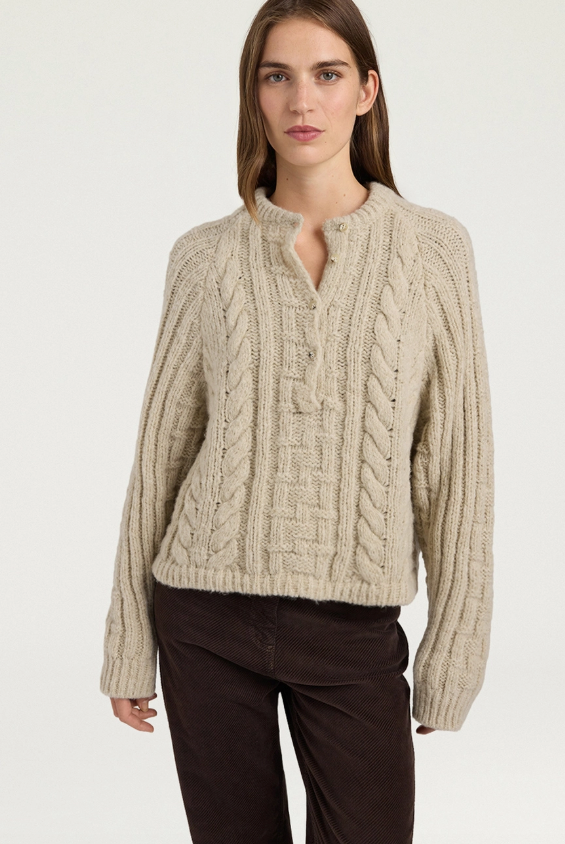 DAHL KNITWEAR cream | Momoni | MARKET