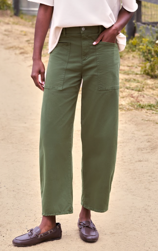 Everyday Barrel Pant Army | Frank & eileen | MARKET