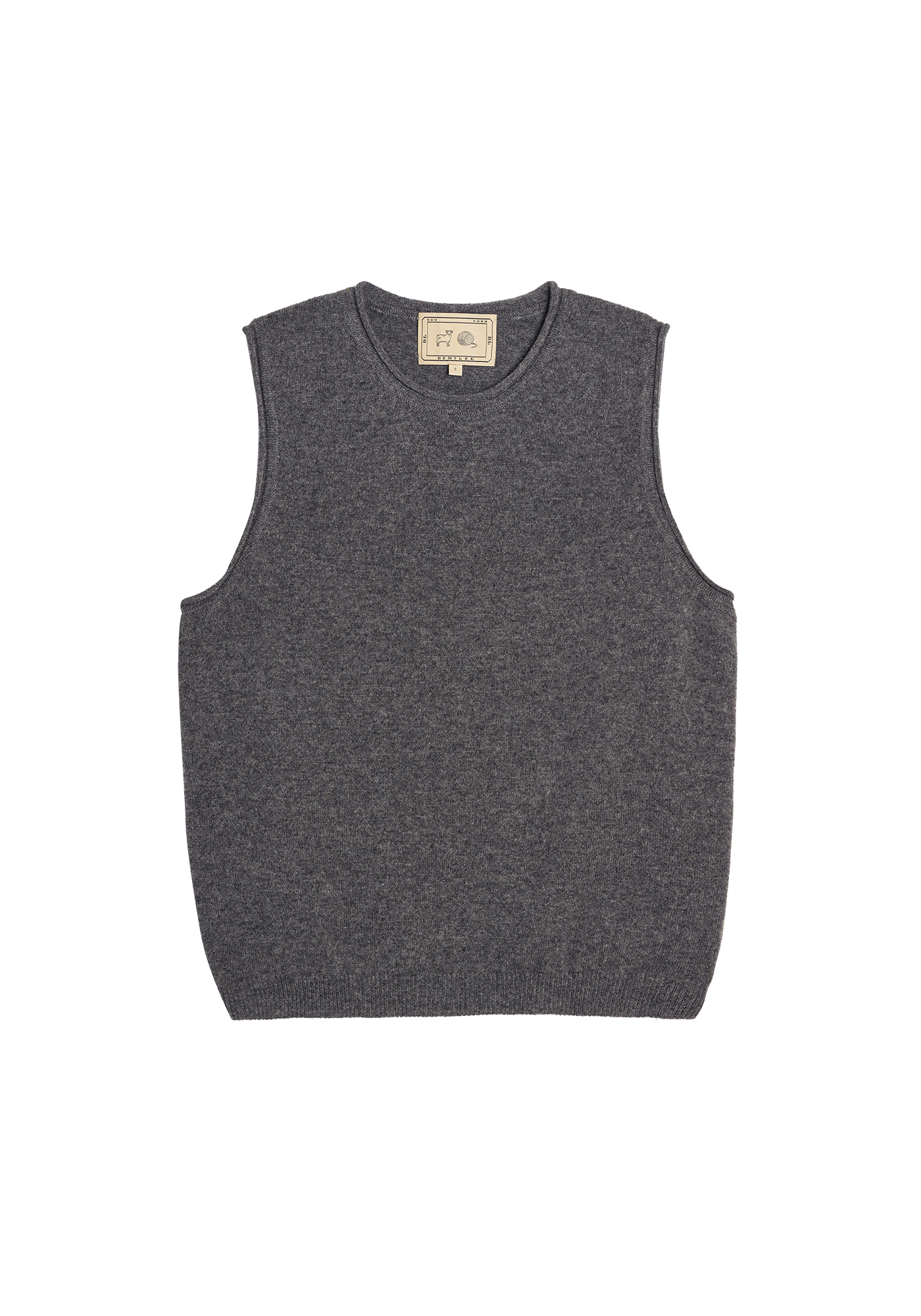 Kaileigh Cashmere Top grey | Demy Lee | MARKET