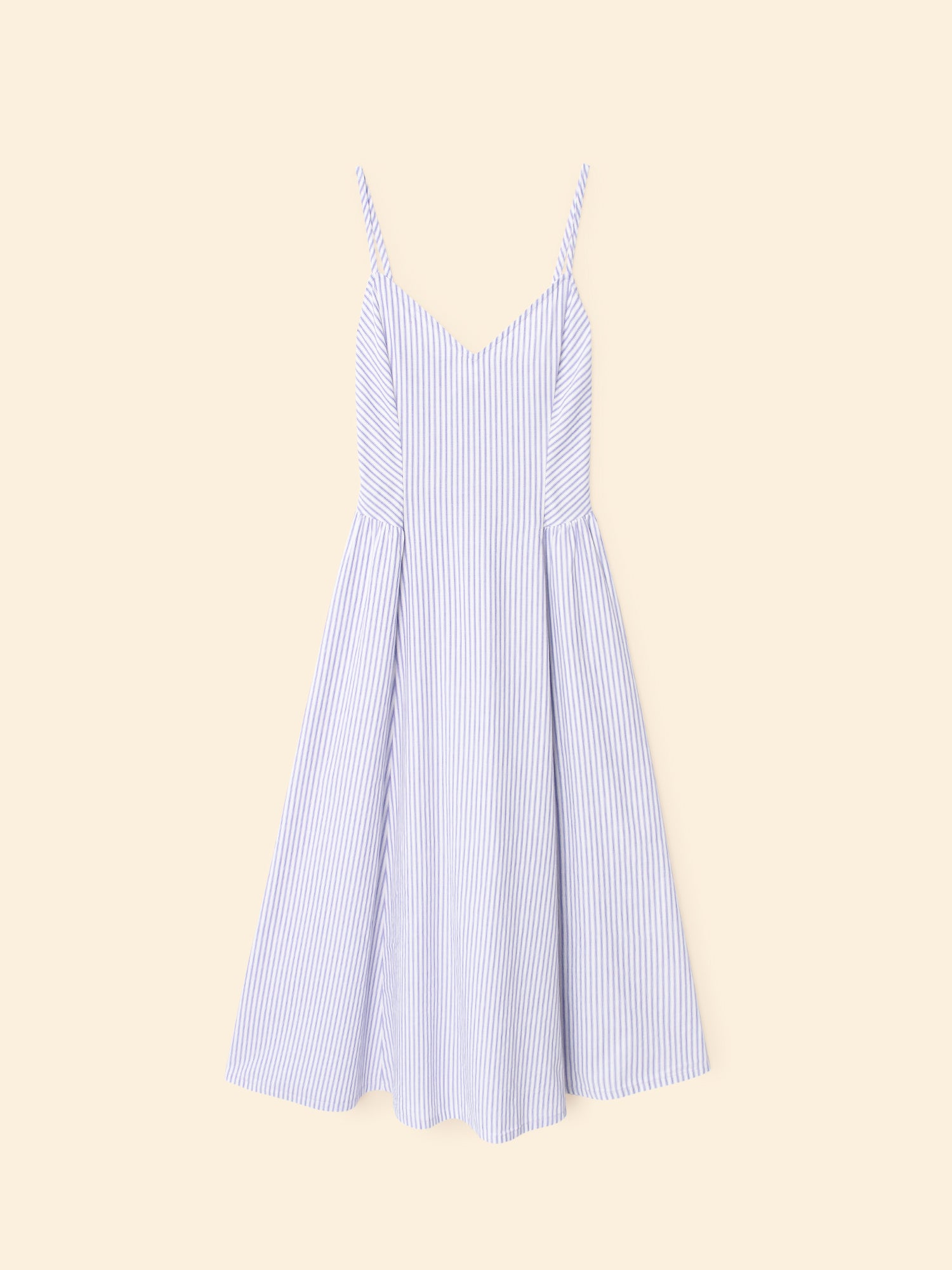Bardot dress lightblue stripe | Xirena | MARKET