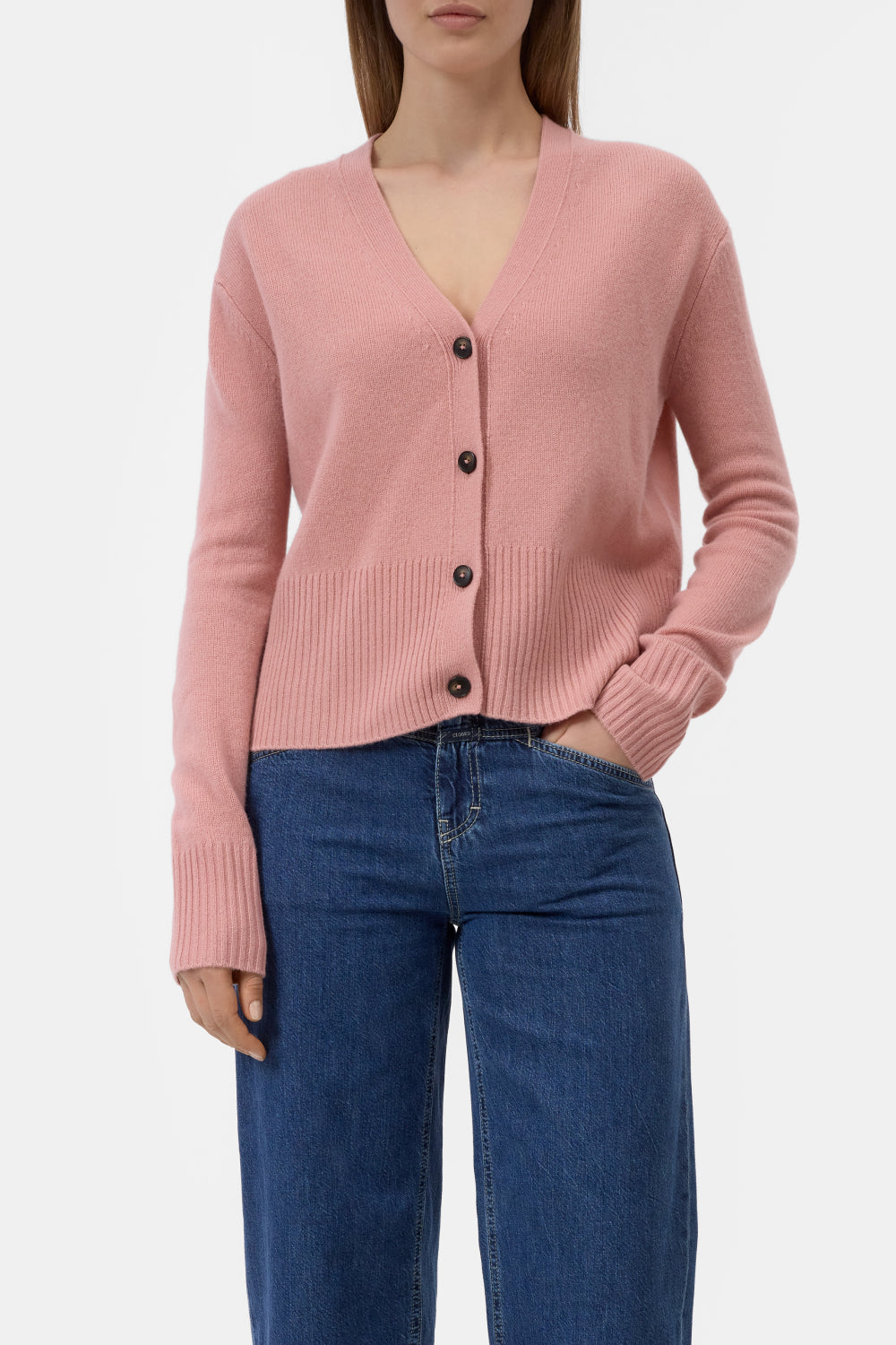 V neck cardigan