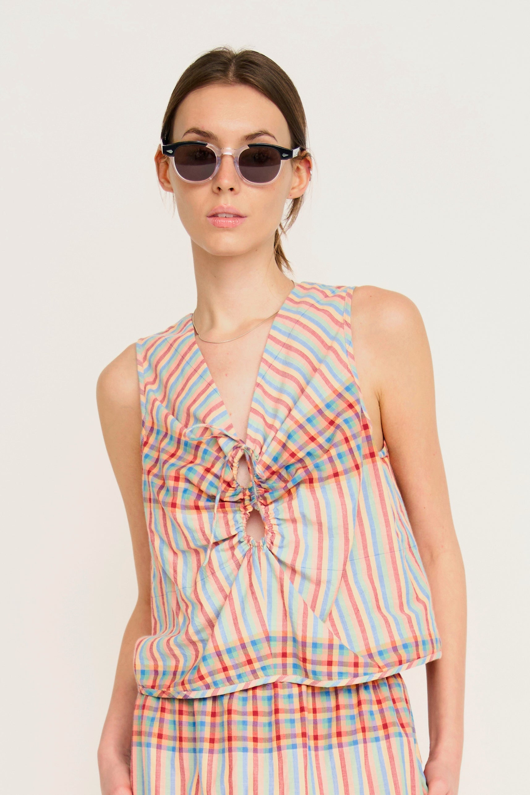 Cerritos Top in Campfire Plaid |Mirth | MARKET