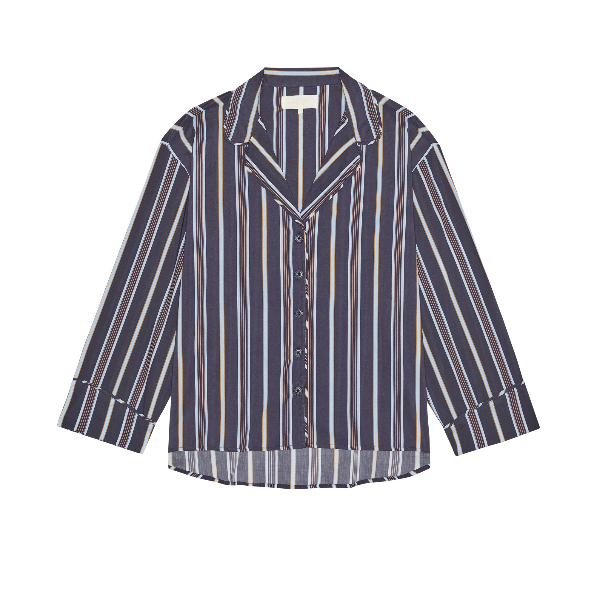 Pajama shirt stripe | The Great | MARKET