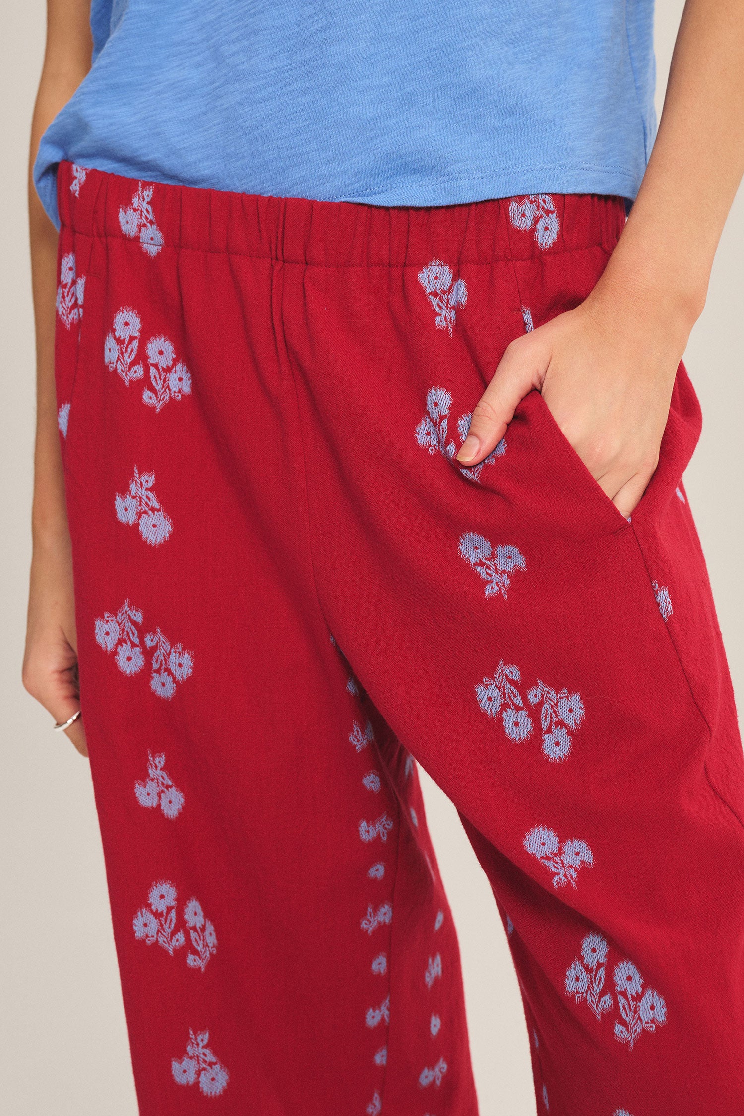 Nellie pant red | Velvet | MARKET