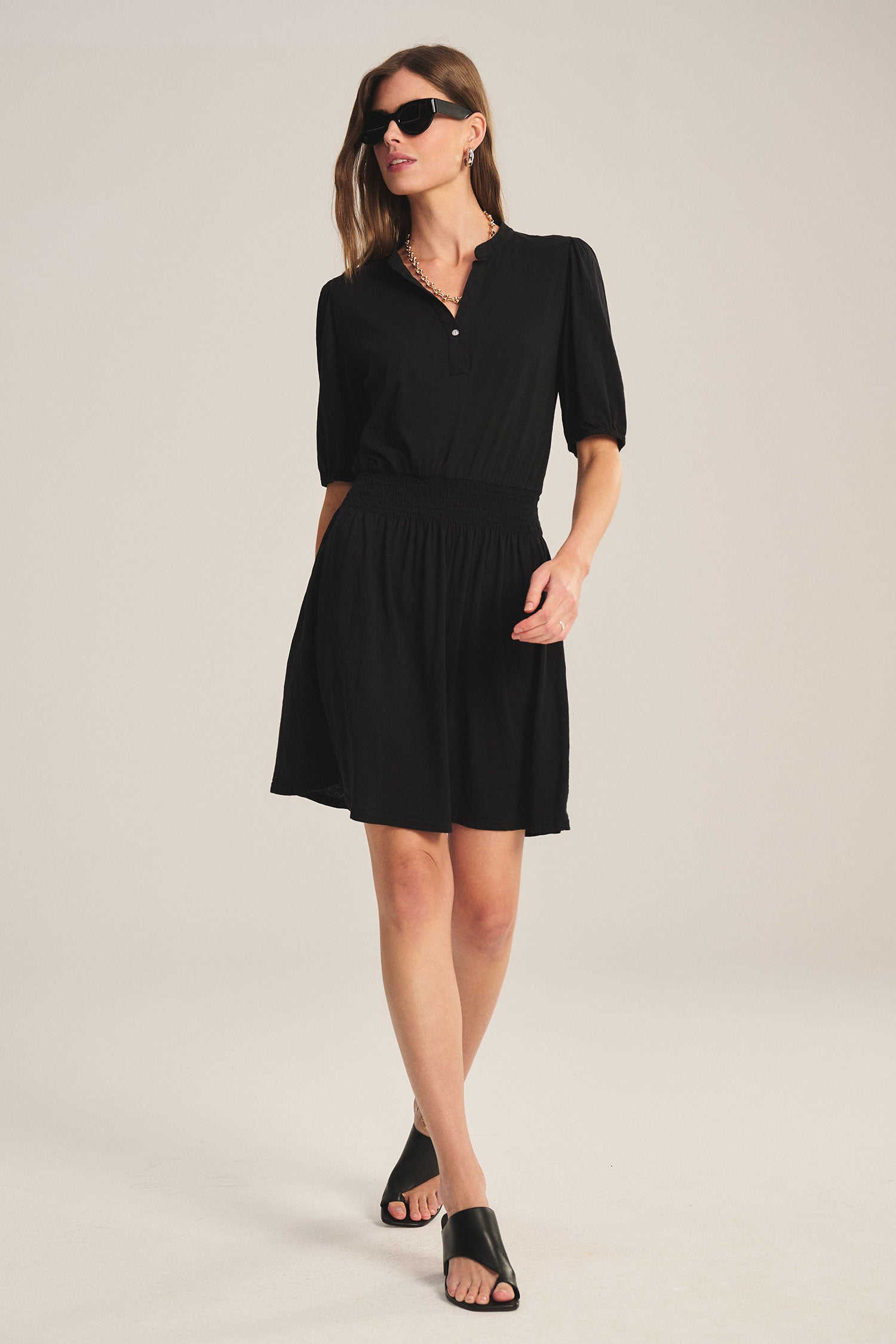 Ridley dress black | Velvet | MARKET