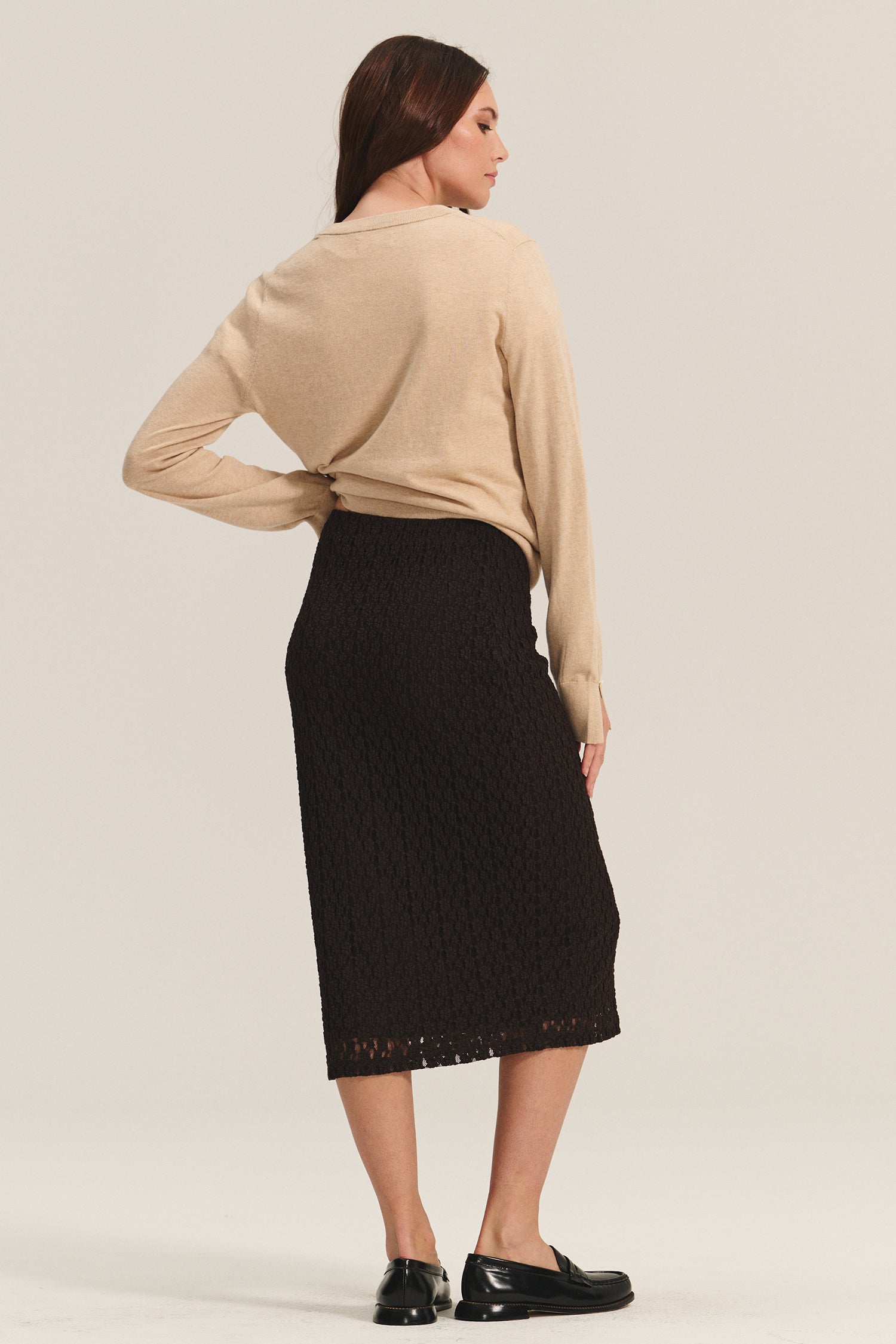 Mia skirt black | Velvet | MARKET