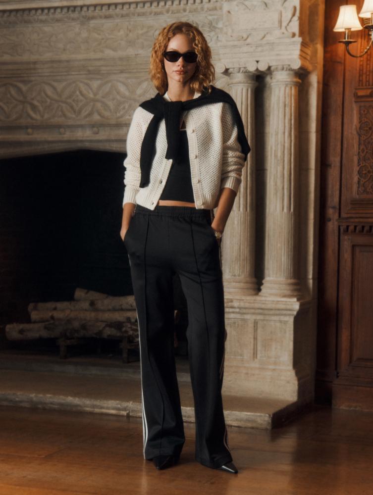 Mesh cardigan soft white | W & W | MARKET