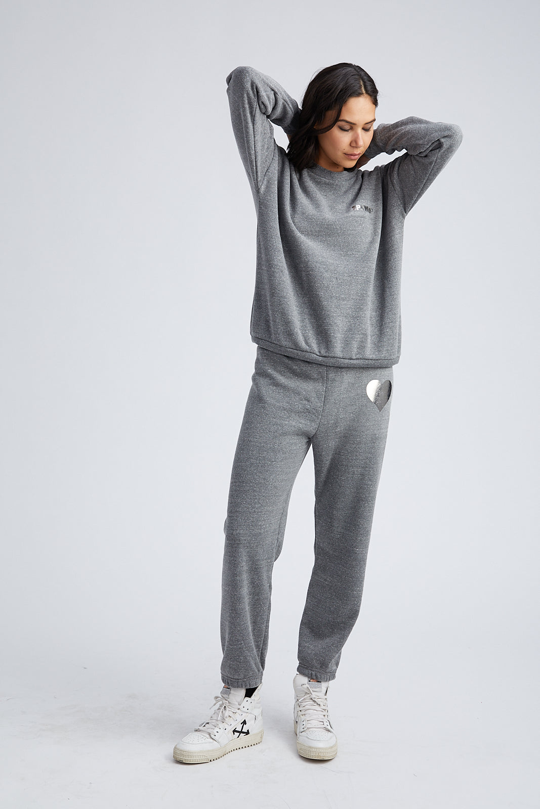 Heart Logo Sweatpants h grey | SPRWMN | MARKET