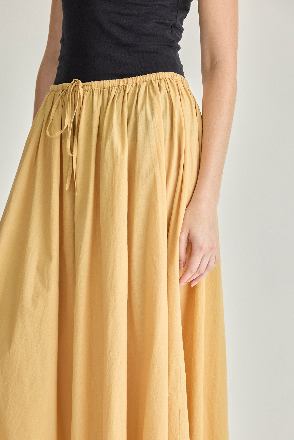 HANNE TIE MAXI SKIRT | Apiece apart | MARKET