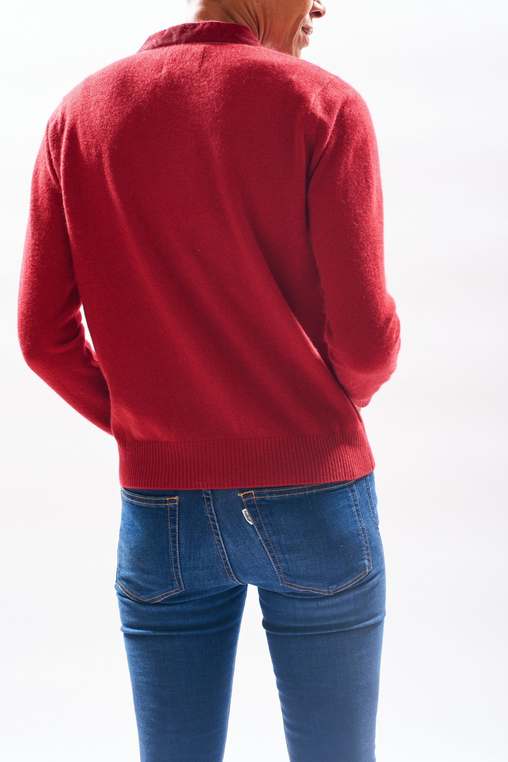 Velvet Little Cardigan for fit image only
