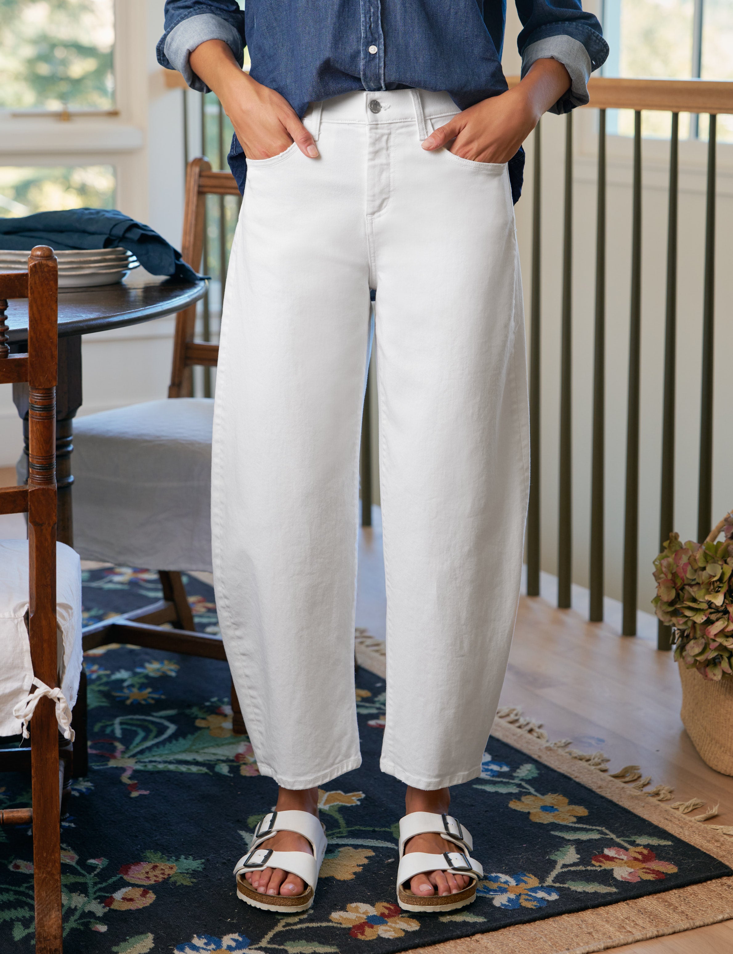 Brennan jean white | Frank & Eileen | MARKET