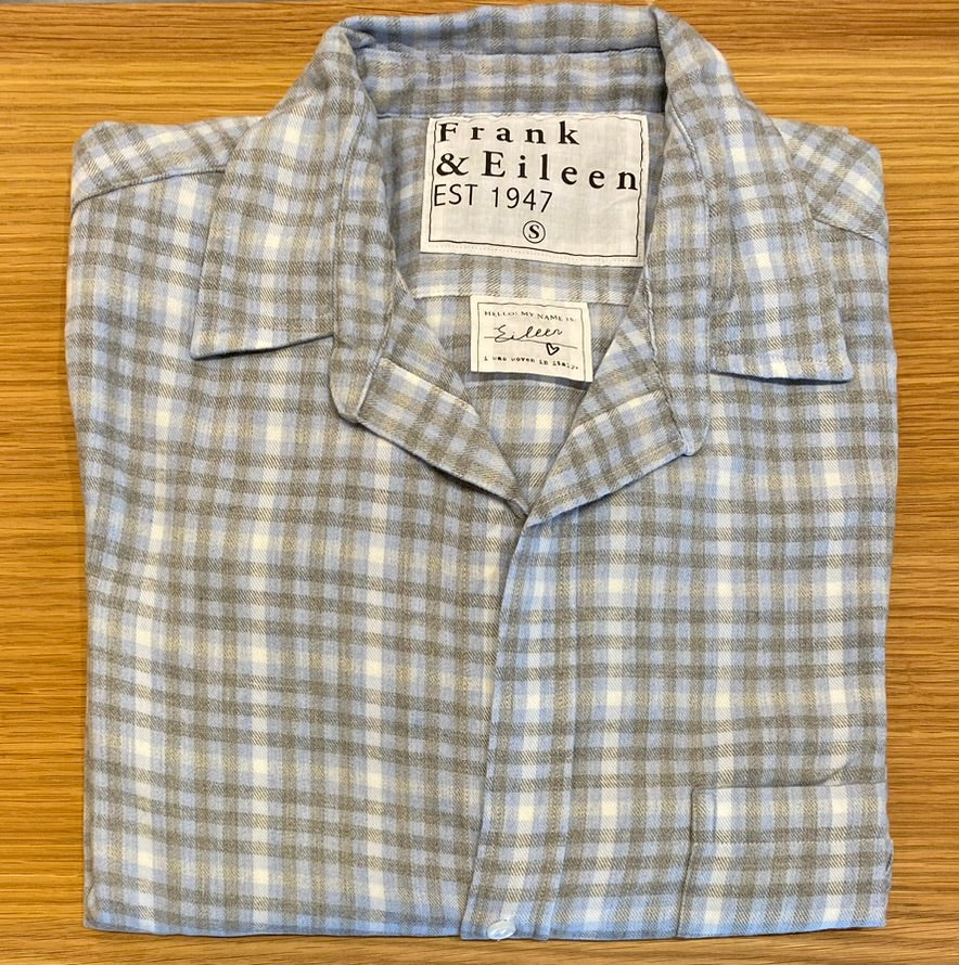 Flannel grey/bue plaid | Frank & Eileen | MARKET 