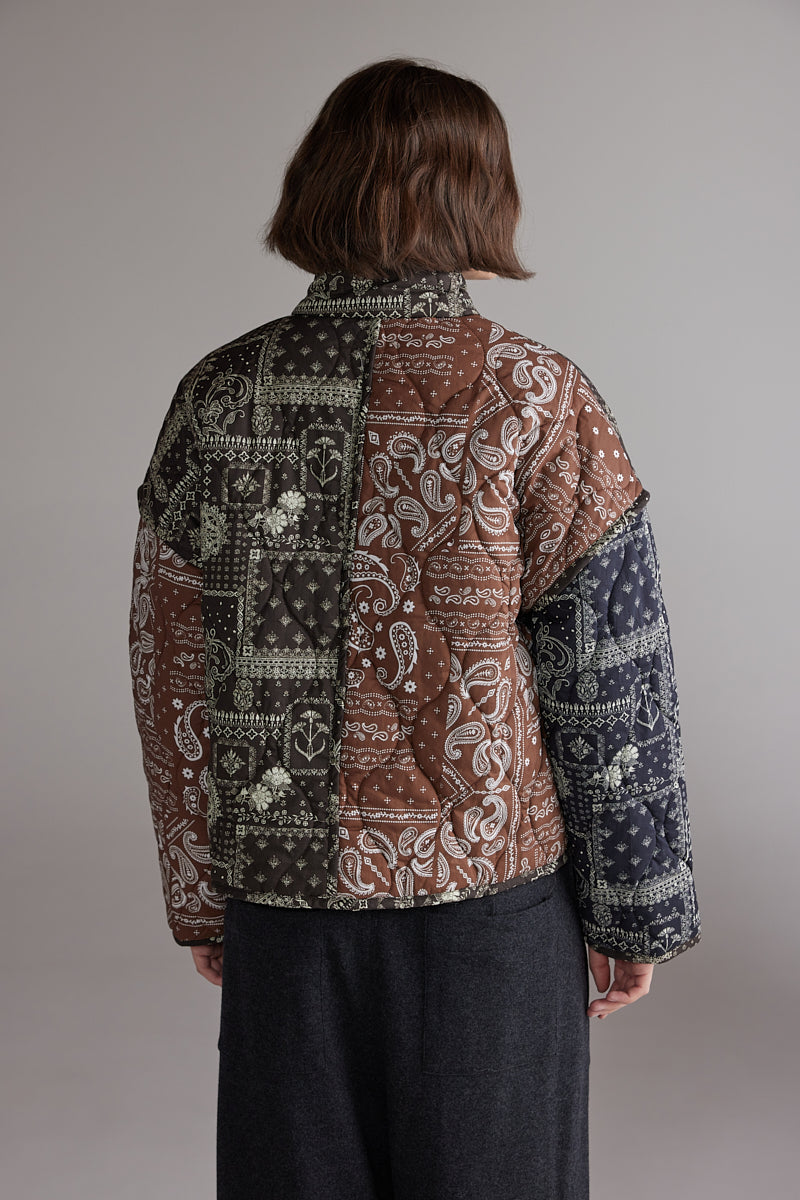 Cotton Patched Quilt Jacket