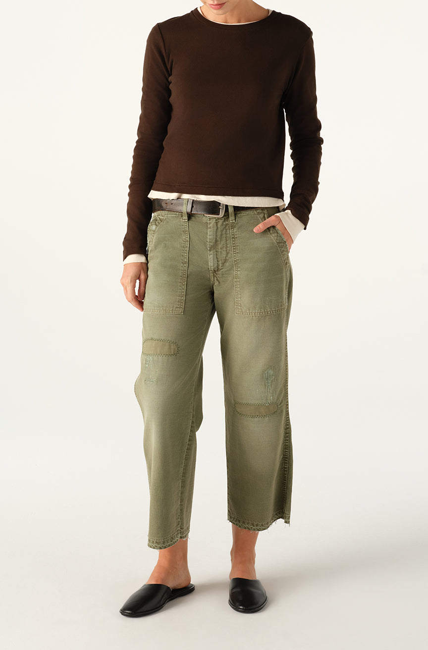 EASY ARMY SLOUCH CROP | Amo | MARKET