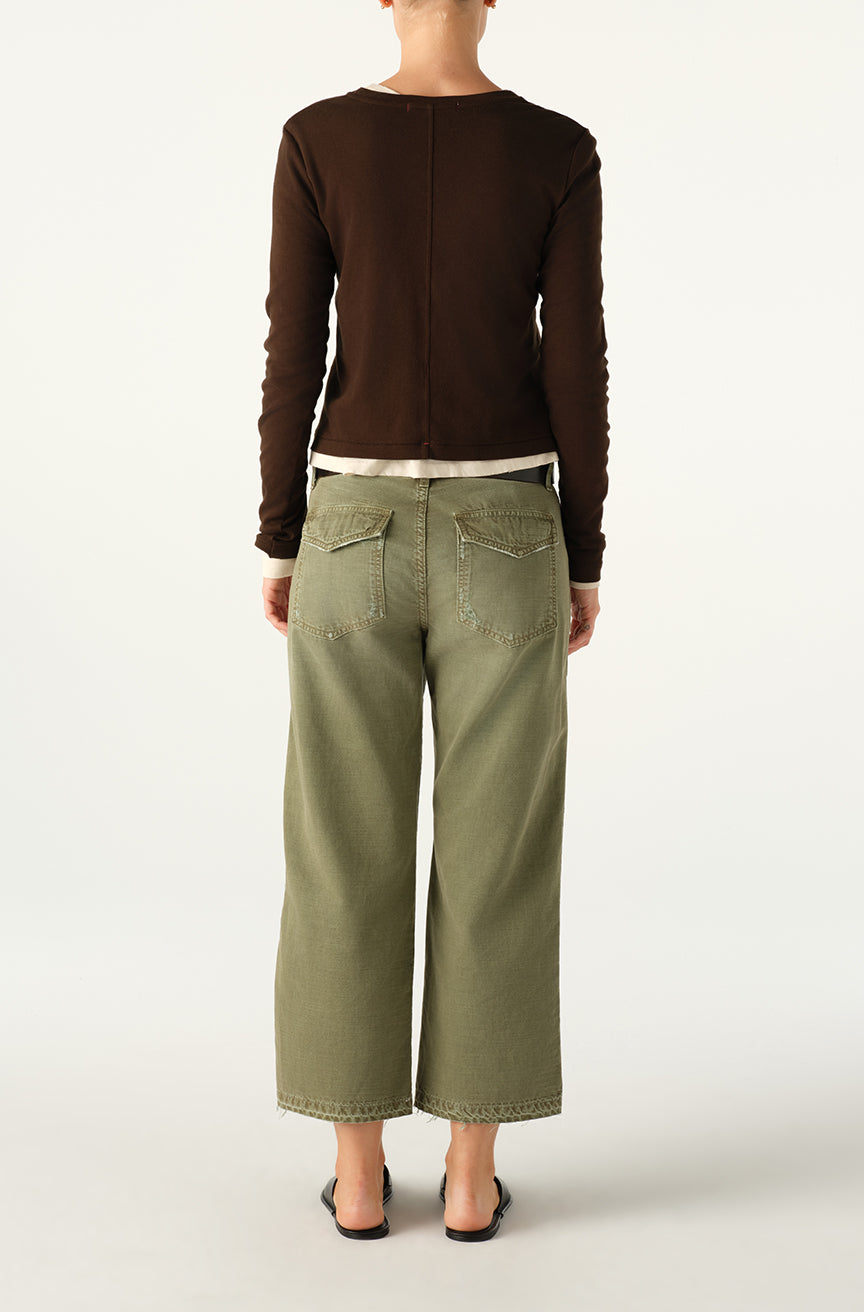 EASY ARMY SLOUCH CROP