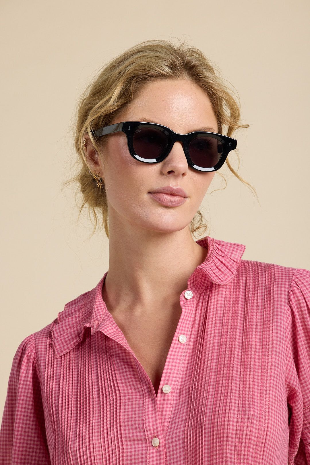 Elodie Dress Rosehip Gingham